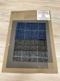 3-HB314 HARRIS Harris Tweed Melange Wind Pane[Textile / Fabric] Takisada Nagoya Sub Photo