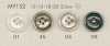 MY152 DAIYA BUTTONS Bordered Four Shell Polyester Button