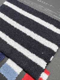 1077600 TC Boucle Yarn Dyed Cotton Jersey Horizontal Stripes[Textile / Fabric] TAKISADA NAGOYA Sub Photo