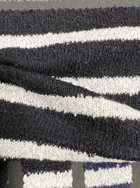 1077600 TC Boucle Yarn Dyed Cotton Jersey Horizontal Stripes[Textile / Fabric] Takisada Nagoya Sub Photo