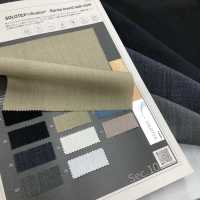 1069008 Soalon Triacetate Linen MIX SOLOTEX Stretch Twill[Textile / Fabric] TAKISADA NAGOYA Sub Photo