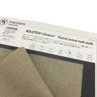 1069008 Soalon Triacetate Linen MIX SOLOTEX Stretch Twill[Textile / Fabric] Takisada Nagoya Sub Photo