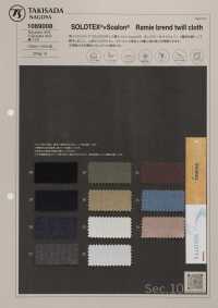 1069008 Soalon Triacetate Linen MIX SOLOTEX Stretch Twill[Textile / Fabric] TAKISADA NAGOYA Sub Photo