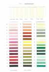 6913-SAMPLE 6913 Cotton Grosgrain Ribbon Sample Card