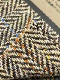 3-KM HARRIS Harris Tweed Check Herringbone Oatmeal[Textile / Fabric] TAKISADA NAGOYA Sub Photo