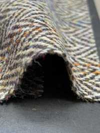 3-KM HARRIS Harris Tweed Check Herringbone Oatmeal[Textile / Fabric] Takisada Nagoya Sub Photo