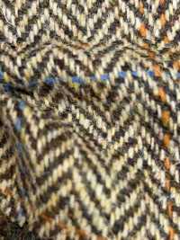 3-KM HARRIS Harris Tweed Check Herringbone Oatmeal[Textile / Fabric] Takisada Nagoya Sub Photo