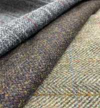 3-KM HARRIS Harris Tweed Check Herringbone Oatmeal[Textile / Fabric] Takisada Nagoya Sub Photo