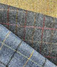 3-KM HARRIS Harris Tweed Check Herringbone Oatmeal[Textile / Fabric] TAKISADA NAGOYA Sub Photo
