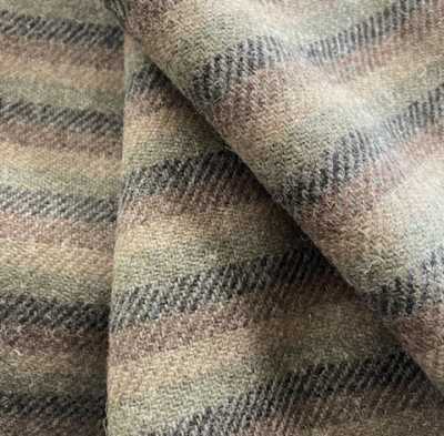 3-TJ004A HARRIS Harris Tweed Random Horizontal Stripes[Textile / Fabric] Takisada Additional Images