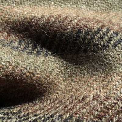 3-TJ004A HARRIS Harris Tweed Random Horizontal Stripes[Textile / Fabric] Takisada Additional Images