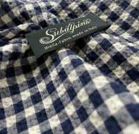 3-2538GINGHAM CHECK SUBALPINO Shear Seersucker Gingham Check[Textile / Fabric] TAKISADA NAGOYA Sub Photo