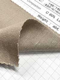 SB2075 C / Linen Light Chino Washer Processing[Textile / Fabric] SHIBAYA Sub Photo