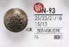 N93 Nylon Square Shank Button