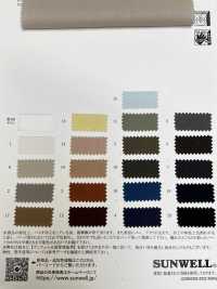 13256 80 Single Thread Cotton / Tencel (TM) Lyocell Fiber Fibril Satin[Textile / Fabric] SUNWELL Sub Photo