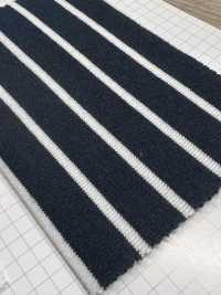 134 T / C 30 Circular Rib Horizontal Stripe Thick[Textile / Fabric] VANCET Sub Photo