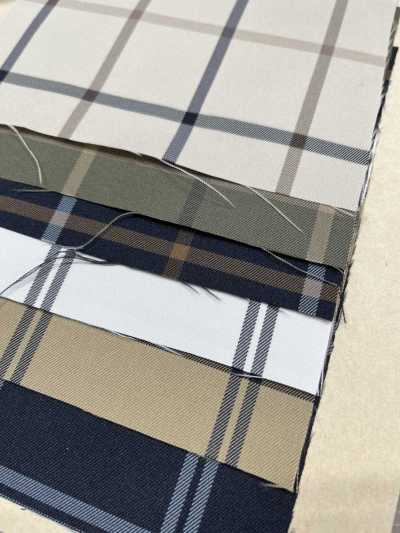 BY7628 [OUTLET] Polyester Check Stretch[Textile / Fabric] COSMO TEXTILE Sub Photo