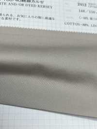 2412 Sun-dried Vintage Washer Finish CPT60/40 Linen Kersey[Textile / Fabric] VANCET Sub Photo