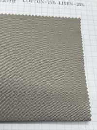 2413 Sun-dried Vintage Washer-processed Cotton Linen Kersey[Textile / Fabric] VANCET Sub Photo