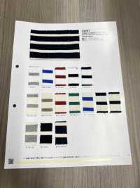 326 20/2 Yarn-dyed Cotton Jersey Horizontal Stripes[Textile / Fabric] VANCET Sub Photo