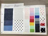 350 40 / Circular Rib Polka Dot Print (Mercerized)[Textile / Fabric] VANCET Sub Photo