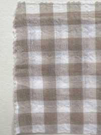 5273 C / TENCEL Shirring Gingham[Textile / Fabric] VANCET Sub Photo