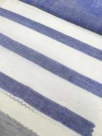 5274 C / TENCEL Shirring Chambray / Horizontal Stripes[Textile / Fabric] VANCET Sub Photo