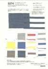 5274 C / TENCEL Shirring Chambray / Horizontal Stripes