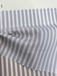 5402 50 Single Thread X 80 Thread Broadcloth Stripe Silk Protein Processing[Textile / Fabric] VANCET Sub Photo