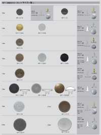 W2 JEANS RIVET Burr Legs[Press Fastener/ Eyelet Washer] Morito Sub Photo