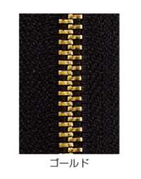 5YGPOR EVERBRIGHT® Zipper YZiP® Type Size 5 Gold Open YKK Sub Photo