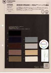 1076208 AEGEAN ORGANICX Recycled Polyester Reversible Binding[Textile / Fabric] TAKISADA NAGOYA Sub Photo