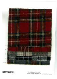 76065 2/48 Wool Gauze Check[Textile / Fabric] SUNWELL Sub Photo