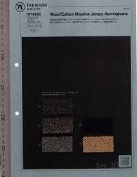 1010862 Wool / Cotton Murine Jersey Herringbone[Textile / Fabric] TAKISADA NAGOYA Sub Photo