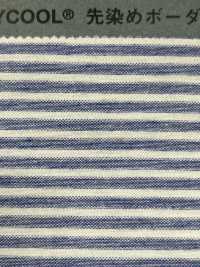 1076026 Cotton × TRYCOOL 36G Moss Stitch Horizontal Stripes[Textile / Fabric] TAKISADA NAGOYA Sub Photo