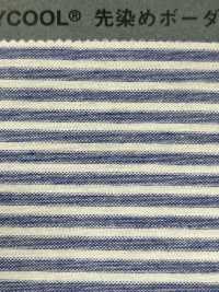 1076026 Cotton × TRYCOOL 36G Moss Stitch Horizontal Stripes[Textile / Fabric] Takisada Nagoya Sub Photo