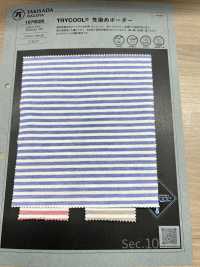 1076026 Cotton × TRYCOOL 36G Moss Stitch Horizontal Stripes[Textile / Fabric] TAKISADA NAGOYA Sub Photo