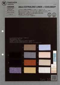 1092008 Aibini EXTRALINO LINEN X COOLMAX®[Textile / Fabric] TAKISADA NAGOYA Sub Photo