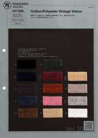 1077559 T / C Vintage Velour[Textile / Fabric] TAKISADA NAGOYA Sub Photo