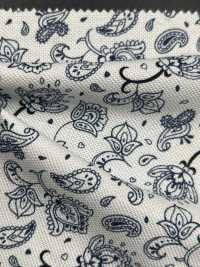 1077935 T / C Moss Stitch Paisley Print[Textile / Fabric] Takisada Nagoya Sub Photo