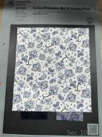 1077935 T / C Moss Stitch Paisley Print[Textile / Fabric] Takisada Nagoya Sub Photo