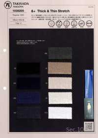1038205 & +® Thick & Thin Stretch[Textile / Fabric] TAKISADA NAGOYA Sub Photo
