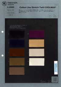 105-20900 Cotton Like Stretch Twill COOL MAX®[Textile / Fabric] TAKISADA NAGOYA Sub Photo