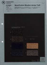 1010865 Wool / Cotton Melange Jersey Twill Pattern[Textile / Fabric] TAKISADA NAGOYA Sub Photo