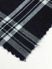 AN-9209 Rope Indigo Twill Check[Textile / Fabric] ARINOBE Sub Photo
