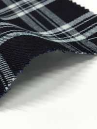 AN-9209 Rope Indigo Twill Check[Textile / Fabric] ARINOBE Sub Photo