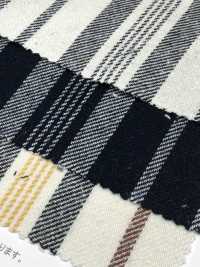 AN-9295 Cotton Silk Nep Stripe[Textile / Fabric] ARINOBE CO., LTD. Sub Photo