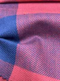 AN-9208SP Indigo Twill Check (Fuzzy)[Textile / Fabric] ARINOBE CO., LTD. Sub Photo