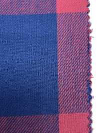 AN-9208SP Indigo Twill Check (Fuzzy)[Textile / Fabric] ARINOBE CO., LTD. Sub Photo