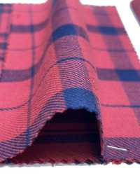 AN-9208SP Indigo Twill Check (Fuzzy)[Textile / Fabric] ARINOBE CO., LTD. Sub Photo